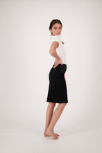 Load image into Gallery viewer, Black Denim Skirt