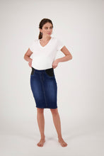 Load image into Gallery viewer, Dark Indigo Denim Skirt