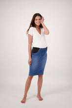 Load image into Gallery viewer, Light Indigo Denim Skirt