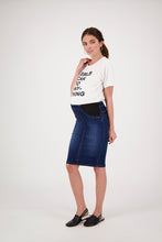 Load image into Gallery viewer, Dark Indigo Denim Skirt