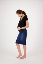 Load image into Gallery viewer, Dark Indigo Denim Skirt
