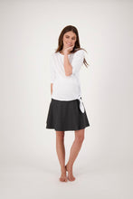 Load image into Gallery viewer, Heather Grey Fit &amp; Flare Skirt
