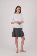 Load and play video in Gallery viewer, Heather Grey Fit &amp; Flare Skirt
