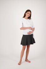 Load image into Gallery viewer, Heather Grey Fit &amp; Flare Skirt
